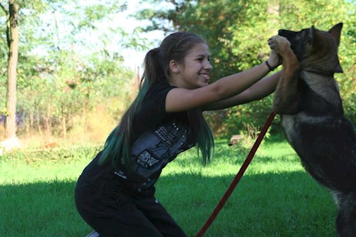 Michaela- petsitter Chvalovice nebo Páníček pro psi kočky